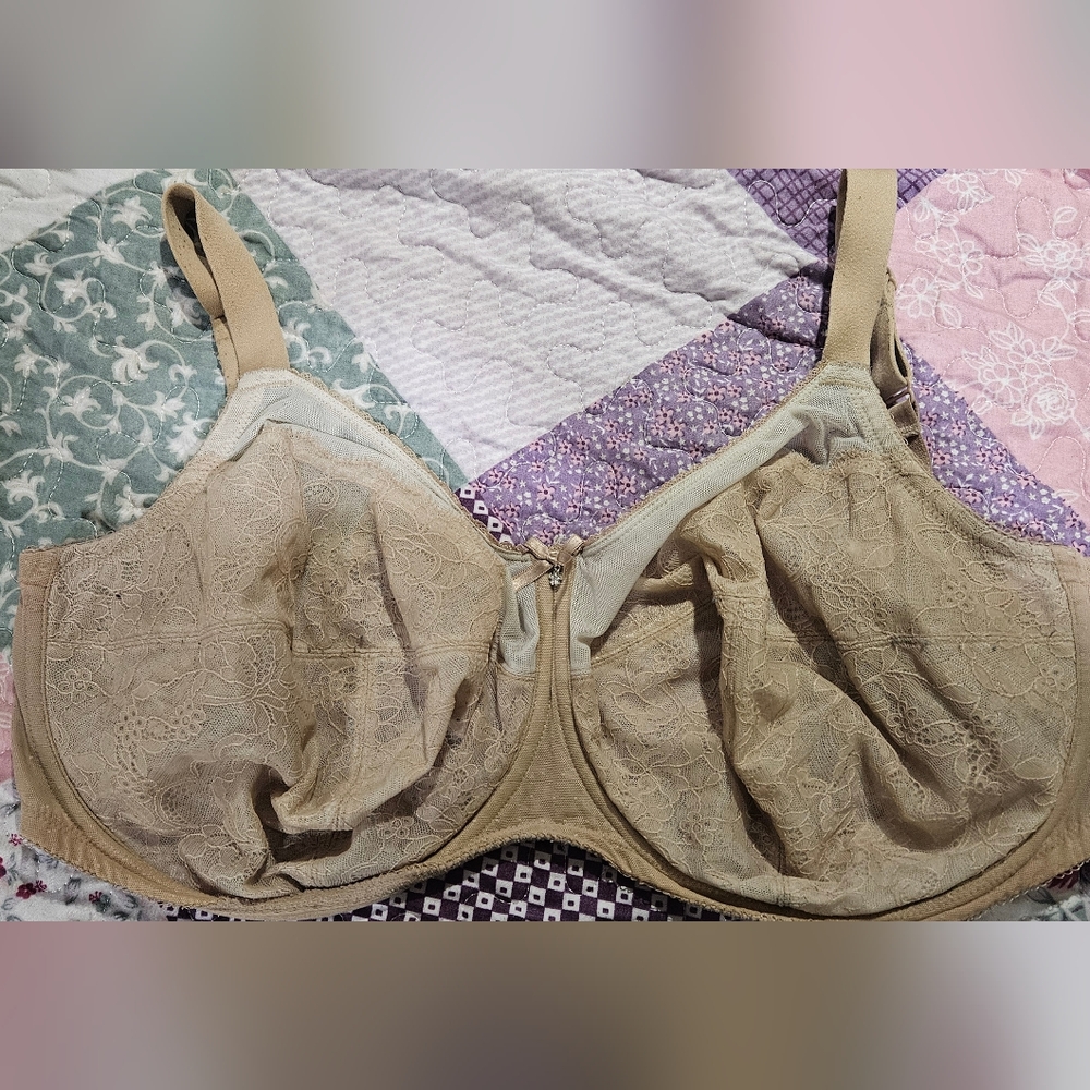 Wacoal Lace Bra in Beige